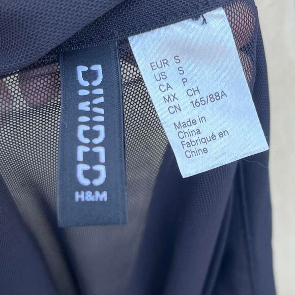 Black Sheer Shirt Mesh Small Top club kid rave Y2k - Picture 7 of 7